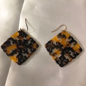 Black and Brown Earrings